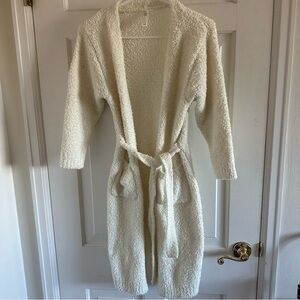 Skims kids fuzzy robe